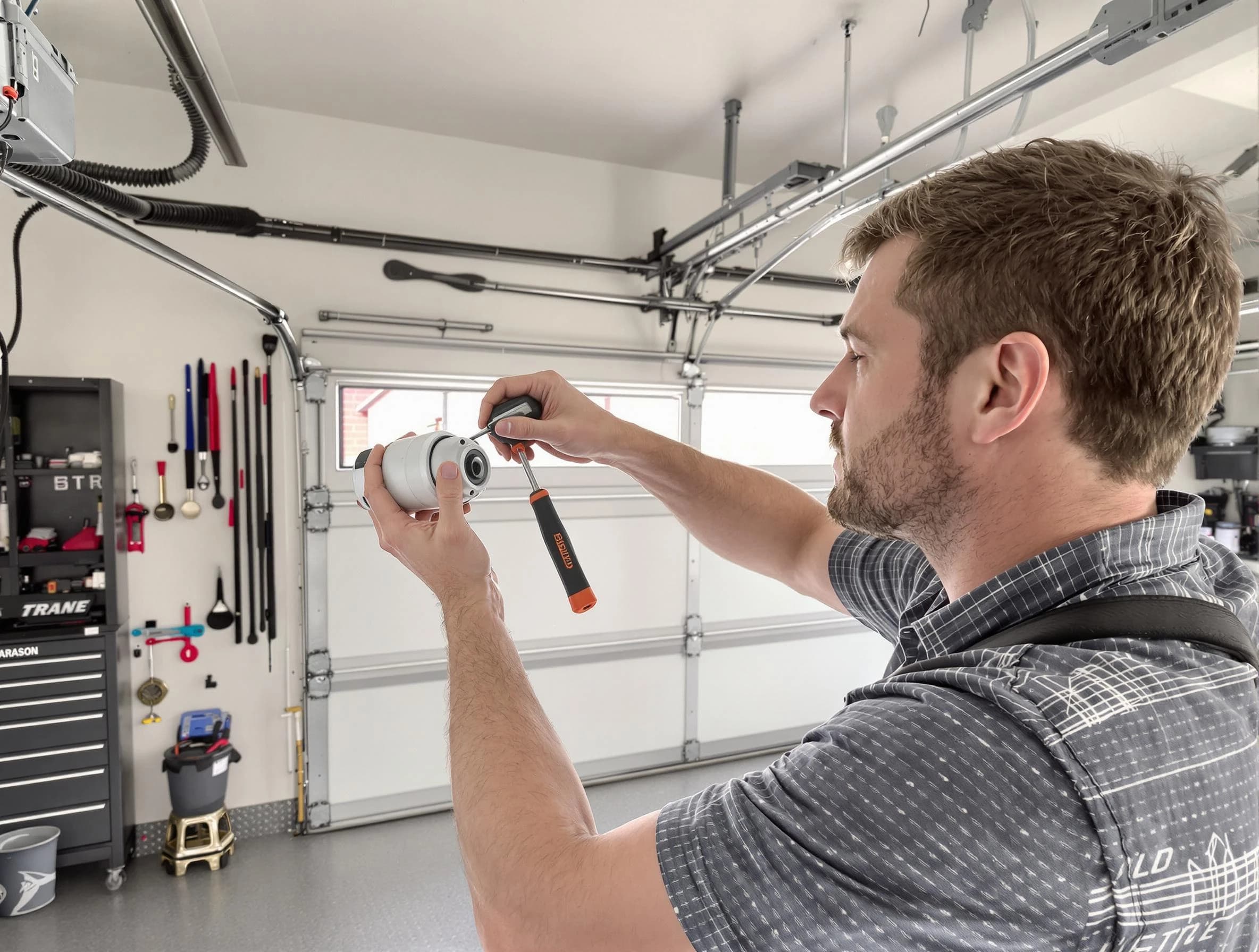 Garage door opener repair service by Greenwood Village Garage Door Repair in Greenwood Village