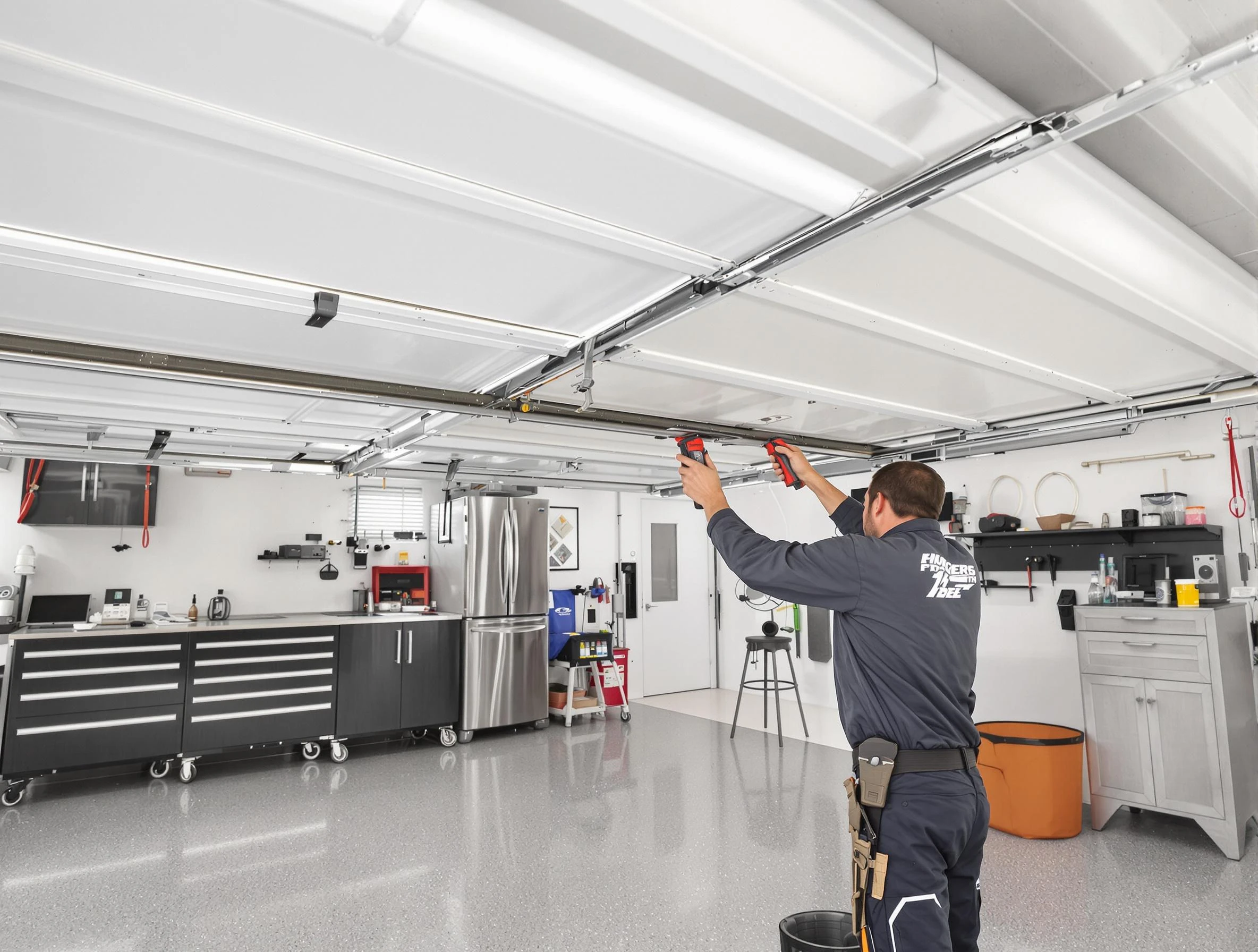 Overhead garage door repair service by Greenwood Village Garage Door Repair in Greenwood Village